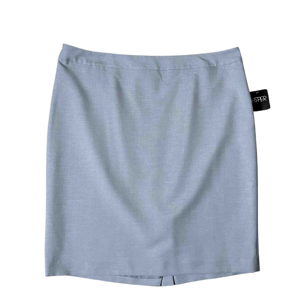 Kasper Blue Dusk Pencil Skirt – Women’s Size 18, Fully Lined